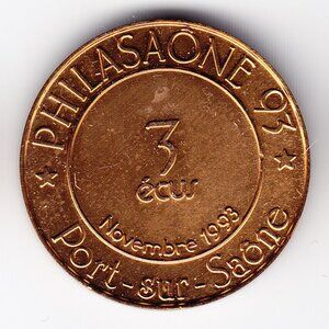 1993 France Port Sur Saone Medal (b152)